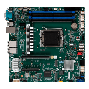 D3051 (D3051GB2N-10G), AMD B650, AM5, DDR5-5200 192GB ECC/non-ECC UDIMM / 4, VGA, M.2 / 2, USB 3.2 Gen1 / 4, 10GbLAN / 2, microATX Retail