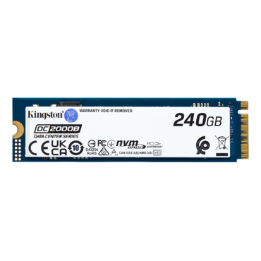 240GB DC2000B, 4500 / 400 MB/s, 3D TLC NAND, PCIe NVMe 4.0 x4, M.2 2280 SSD