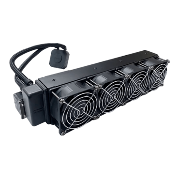 L34, Black, 384mm Radiator, Liquid Cooling System