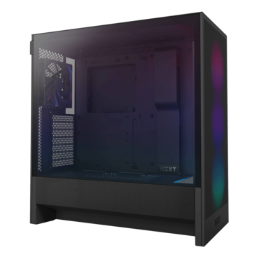 H5 Flow RGB (2024), Tempered Glass, No PSU, E-ATX, Black, Mid Tower Case