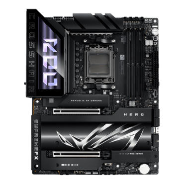 ROG CROSSHAIR X870E HERO, AMD X870E Chipset, AM5, ATX Motherboard