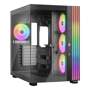 Light Base 600 FX, Tempered Glass, No PSU, ATX, Black, Mid Tower Case