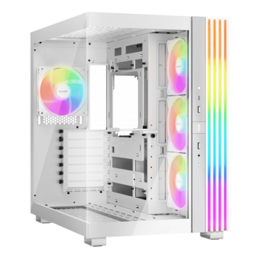 Light Base 600 FX, Tempered Glass, No PSU, ATX, White, Mid Tower Case