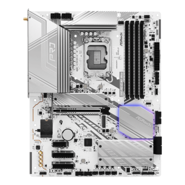 Z890 Pro RS WiFi White, Intel® Z890 Chipset, LGA 1851, 2 x Thunderbolt™ 4, ATX Motherboard