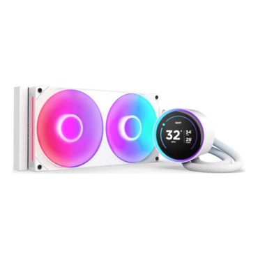 Kraken Elite 280 RGB (2024), White, 280mm Radiator, Liquid Cooling System