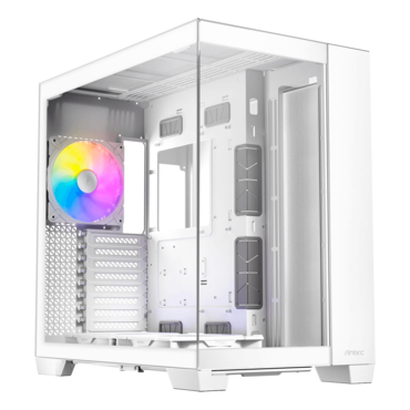 C8 ARGB, Tempered Glass, No PSU, E-ATX, White, Full Tower Case