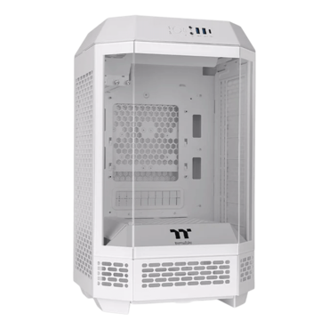 Tower 250 Snow, Tempered Glass, No PSU, Mini-ITX, White, Mini Tower Case