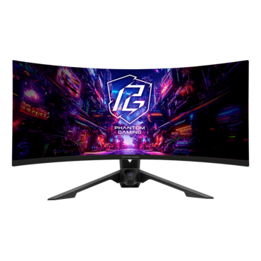 Phantom Gaming PG34QRT3A, Curved, 34&quot; VA, 3440 x 1440 (UWQHD), 1 ms, 180Hz, FreeSync™ Premium Gaming Monitor