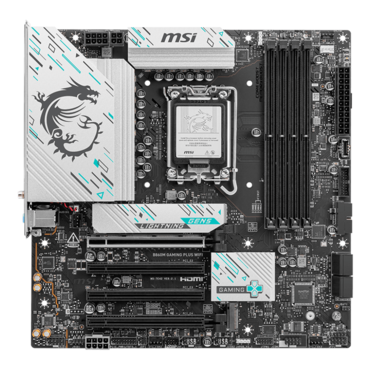 B860M GAMING PLUS WIFI, Intel® B860 Chipset, LGA 1851, Thunderbolt™ 4, microATX Motherboard