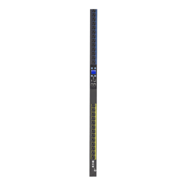 EMI344-10 Metered Input rack PDU, 0U, L21-30P input, 8.64 kW max, 120/208V, 24A, 10 ft cord, Three-phase, Outlets: (24) 5-20R