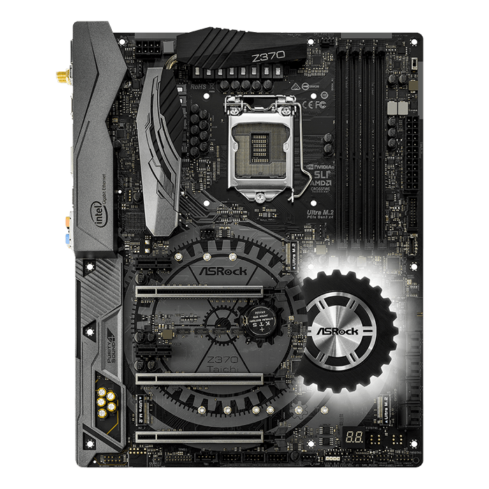 Asrock Z370 Taichi Socket Lga 1151 Atx Motherboard Avadirect