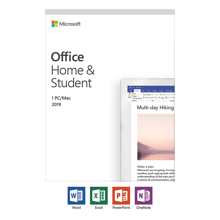 microsoft office home and student 2019 with outlook