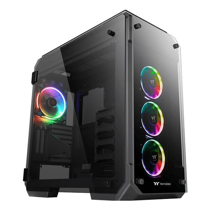 Thermaltake View 71 Tempered Glass RGB Plus Edition E-ATX Black Full ...