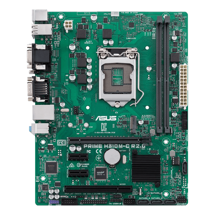 Asus Prime H310m C R2 0 Csm Si Intel H310 Lga 1151 Microatx Motherboard Avadirect