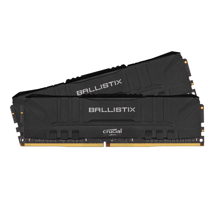 Crucial 16gb Kit 2 X 8gb Ballistix Ddr4 2666mhz Black Dimm Memory Avadirect