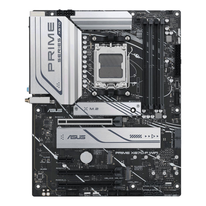 PRIME X670 P WIFI AMD X670 Chipset AM5 ATX Motherboard