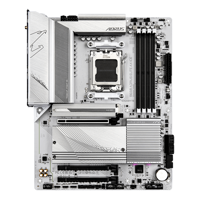 B650 AORUS ELITE AX ICE AMD B650 Chipset AM5 ATX Motherboard