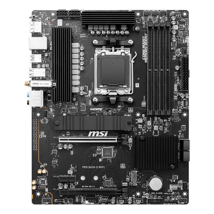 PRO B650 S WIFI AMD B650 Chipset AM5 ATX Motherboard