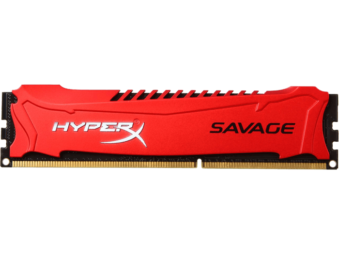 Kingston Hyperx Savage 4gb Red Ddr3 1600mhz Dimm Cl9 Memory Avadirect