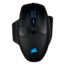 DARK CORE RGB PRO, 9 RGB Zones, 18000-dpi, Wired/Bluetooth/Wireless, Black, Optical Gaming Mouse