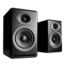 P4-BLK, Wired, Matte Black, 2.0 Channel Bookshelf Speakers