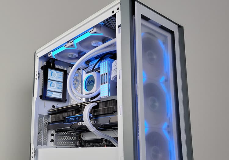 AVADirect statistics screen service- Building a PC with a LCD Screen Display