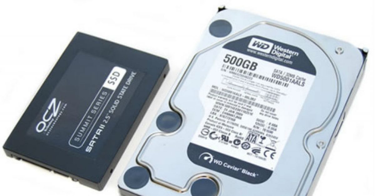 SSD and HDD