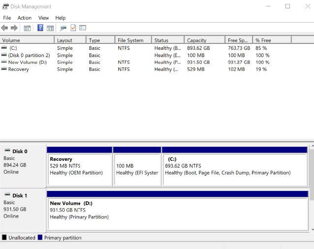 disk management