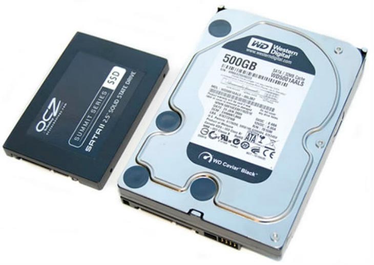 HDD and SSD