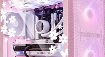 pink gaming pc inside