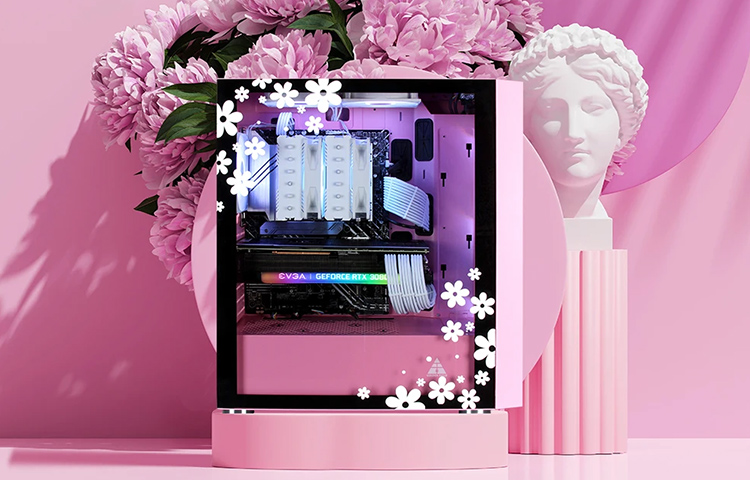 Blissful Pink Gaming PC Series