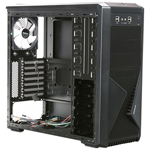 Z9 PLUS, Z9 Plus Black Mid-Tower Case w/ Fan Controller, ATX, No PSU ...