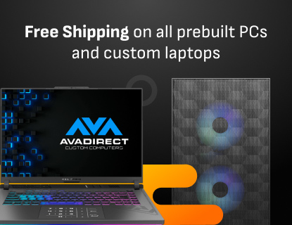 Free US Ground Shipping on Prebuilt Gaming PCs