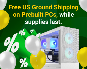 Free Shipping on Prebuilt PCs