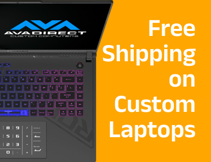 Free US Ground Shipping on Laptops!